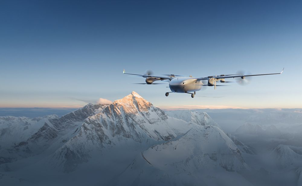 大疆 EV50 飛過珠峰峰頂 12 米|首款電動 eVTOL 貨運,載 50 kg 直接打直升機