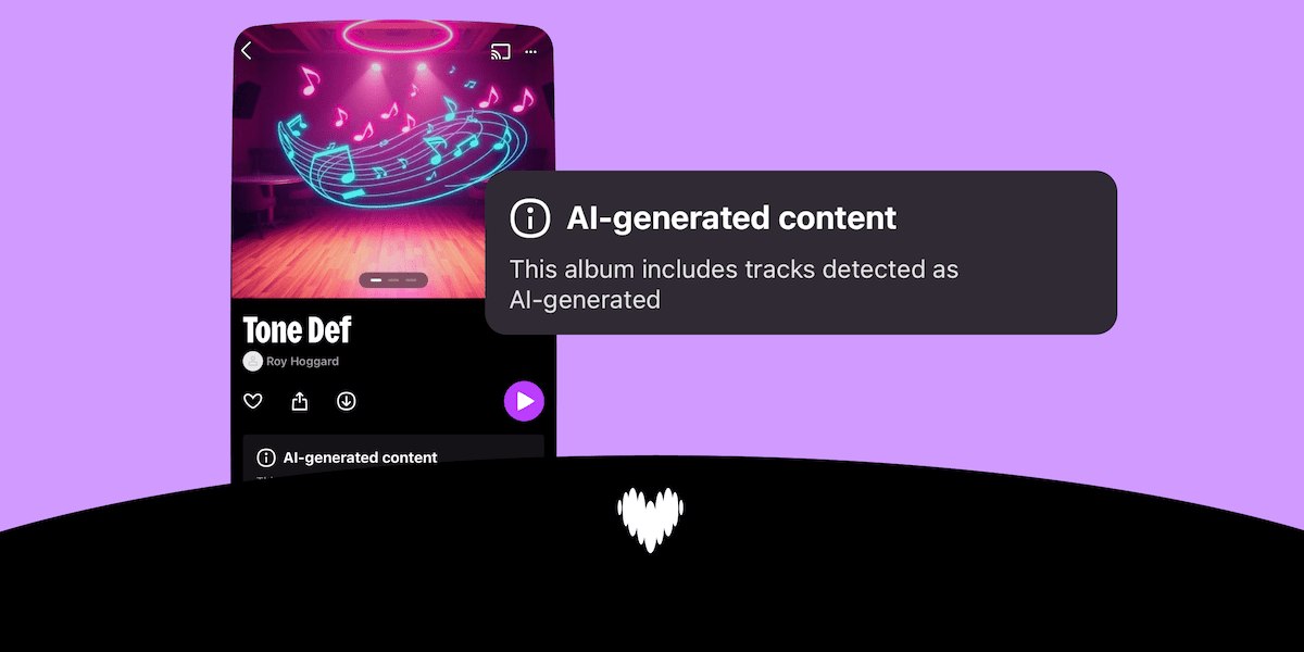Deezer 每日新上傳超 50% 是 AI 生成|6 月峰值日均 9 萬首,下架半年零播放的 AI 曲目